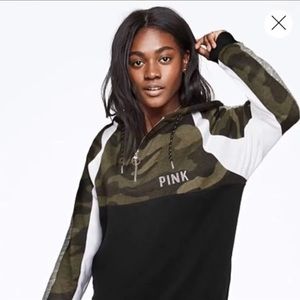 PINK VS camo sweater